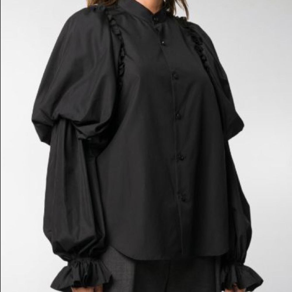 COMME DES GARÇONS NOIR KEI NINOMIYA puff sleeve shirt